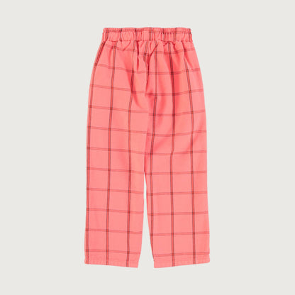 Piupiuchick PINK CHECKERED unisex trousers