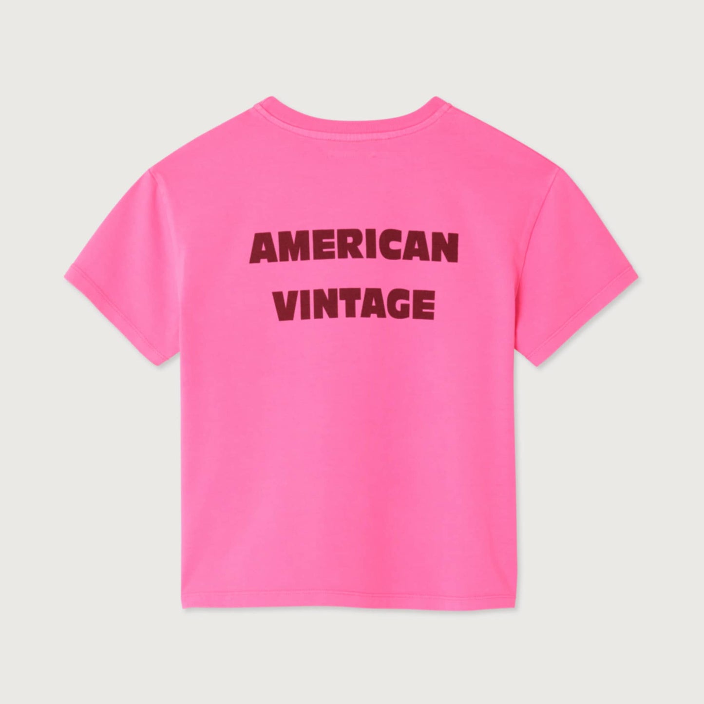 American Vintage Kids Fizvalley T-shirt rose fluo