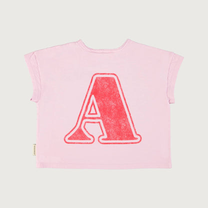 Piupiuchick T-shirt lilac with A print