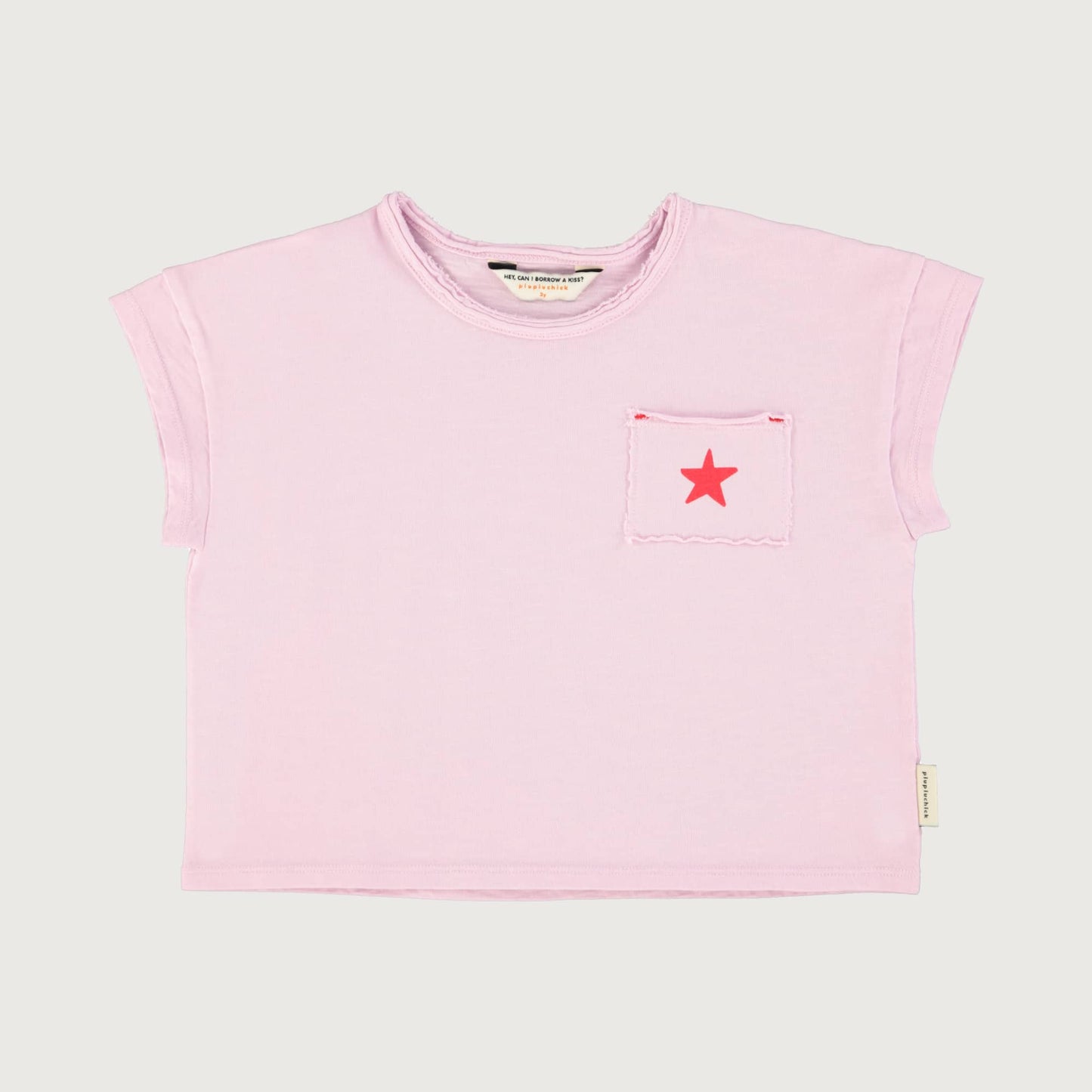 Piupiuchick T-shirt lilac with A print