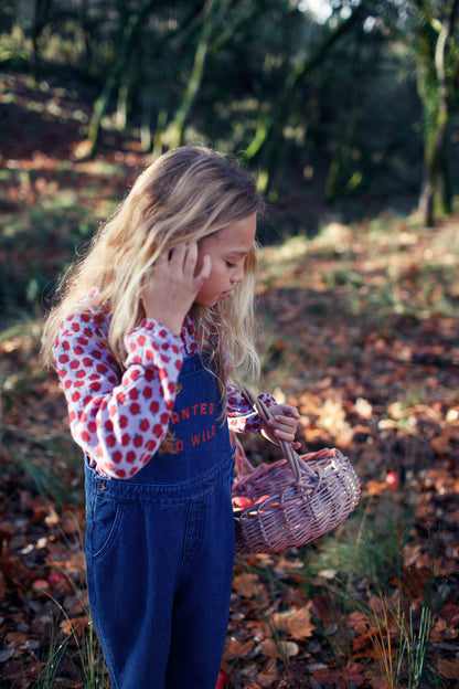 Piupiuchick dungarees navy denim WANTED AND WILD / 10Y