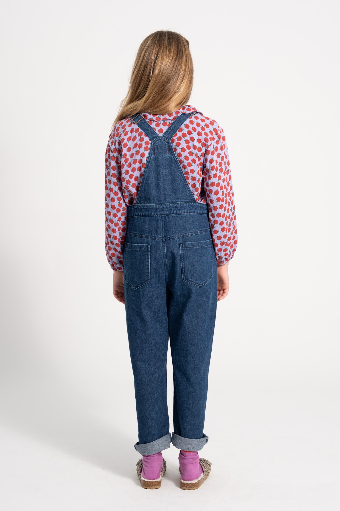 Piupiuchick dungarees navy denim WANTED AND WILD / 10Y