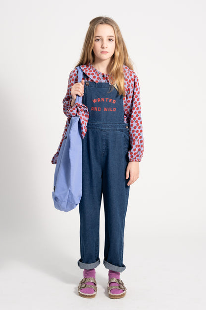 Piupiuchick dungarees navy denim WANTED AND WILD / 10Y