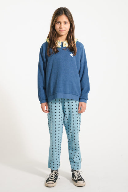 Piupiuchick LOGO sweatshirt blue