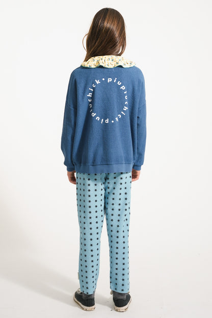Piupiuchick LOGO sweatshirt blue