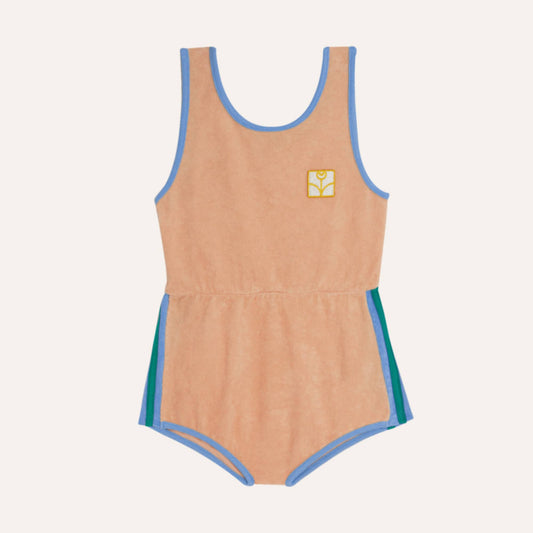 The Campamento COLOR BLOCK overall peach / 4Y