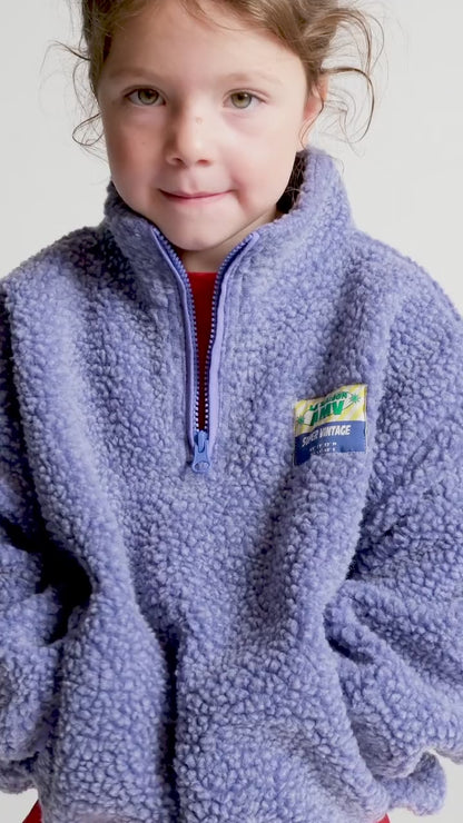 American Vintage Kids Hoktown sweatshirt provence melange