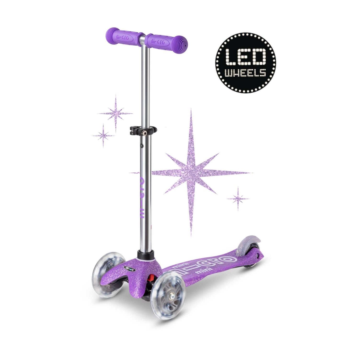 Mini Micro Deluxe LED Fairy Glitter Step PURPLE