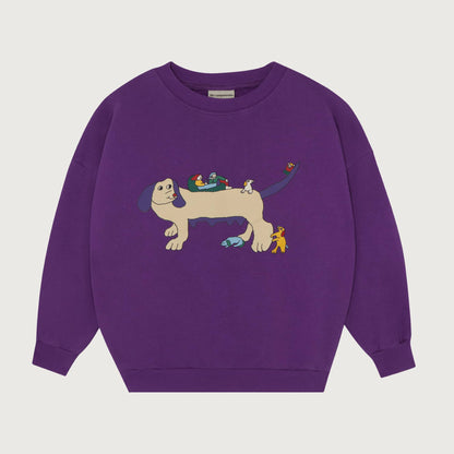 The Campamento PLAYFUL DOGS sweatshirt purple