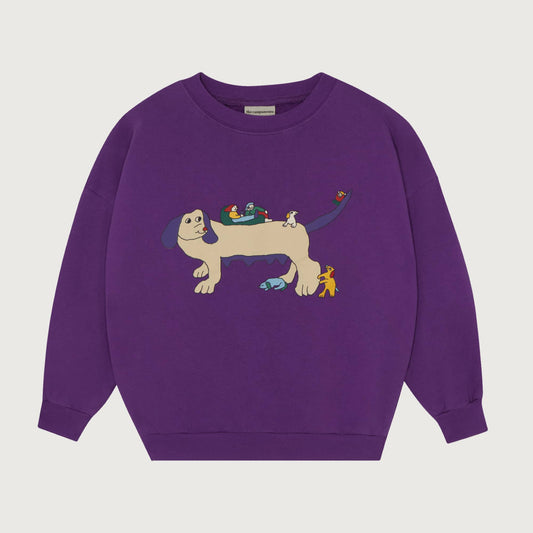 The Campamento PLAYFUL DOGS sweatshirt purple