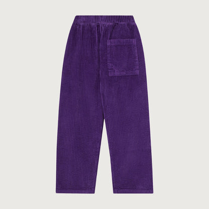 The Campamento FESTIVE DOG corduroy trousers purple