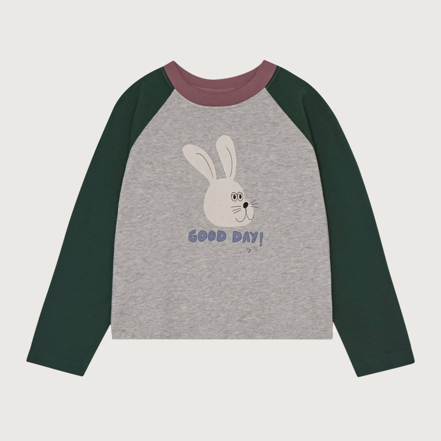 The Campamento Rabbit good day T-shirt grey