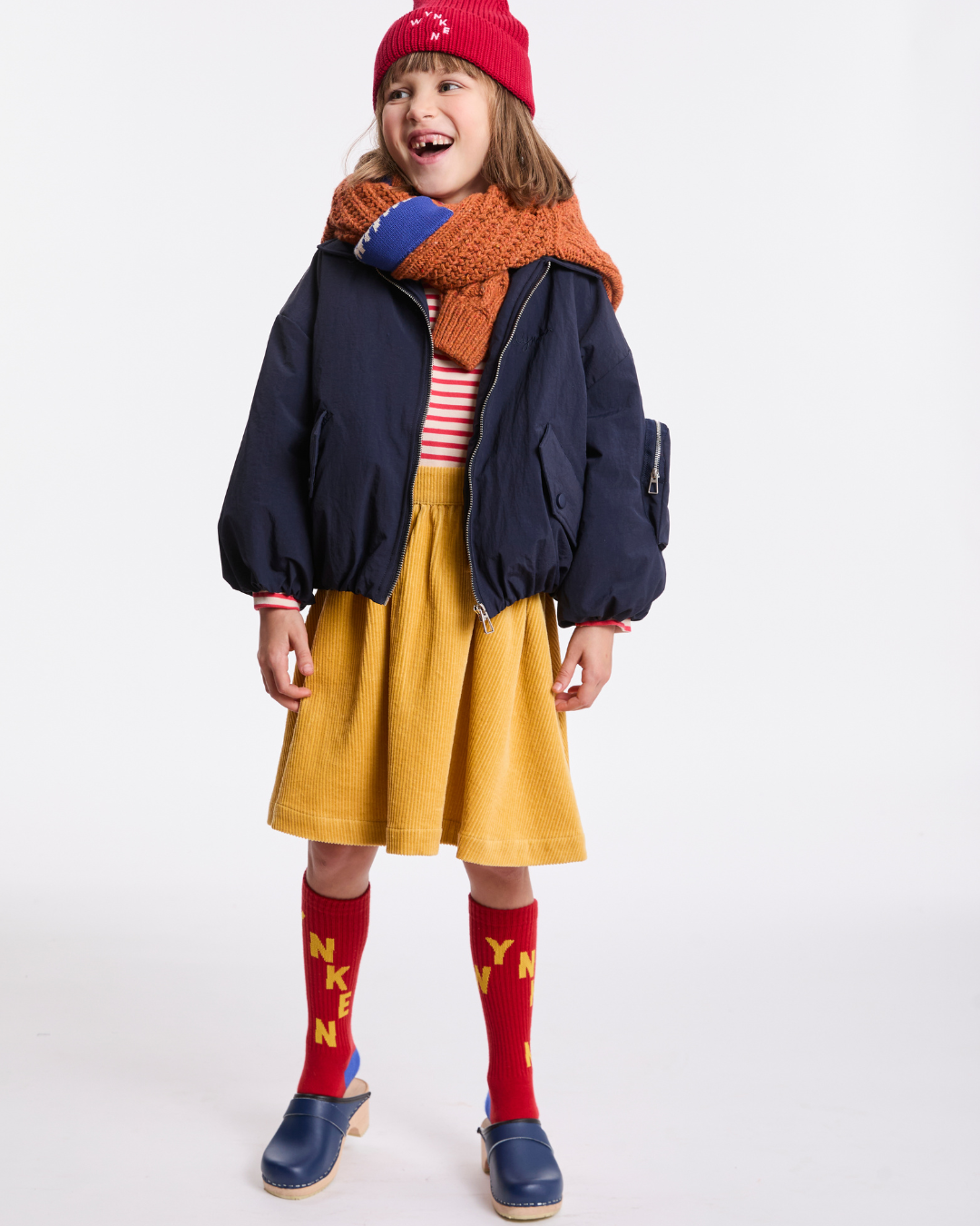 Wynken Palette beanie brick red