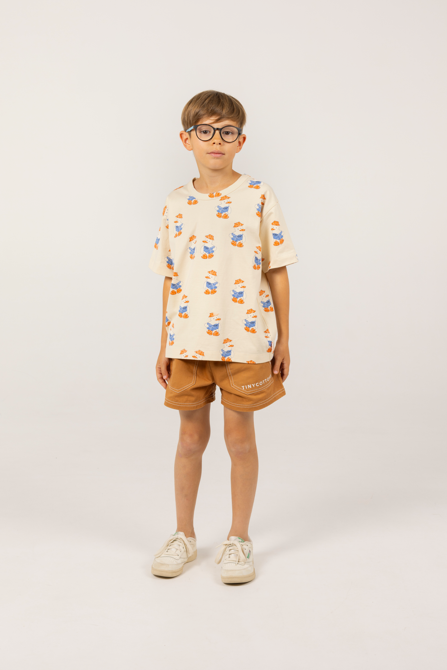 Tinycottons SOLID short brown