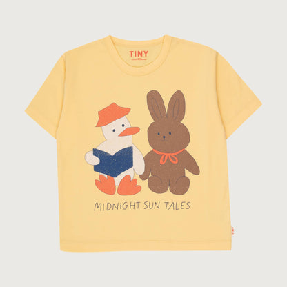 Tinycottons READERS graphic tee mellow yellow