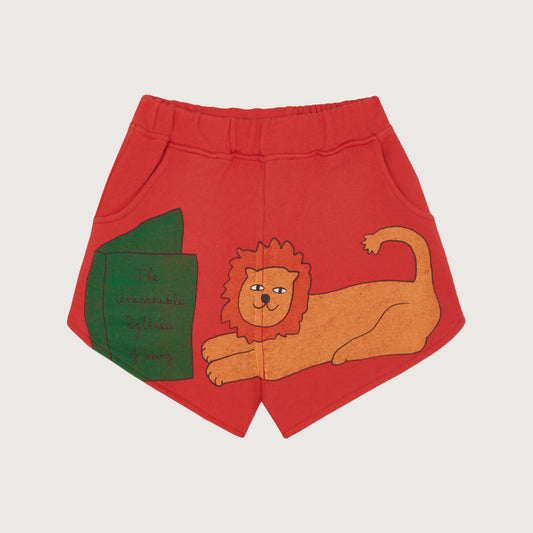 The Campamento READING LION Shorts red / 7-8Y