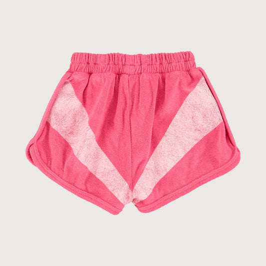 Piupiuchick Shorts pink & white stripes