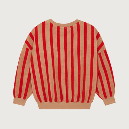 The Campamento RED Stripes sweatshirt camel