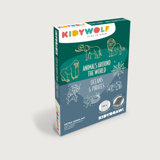 Kidywolf Refill KIDYDRAW MINI Animals around the world & oceans