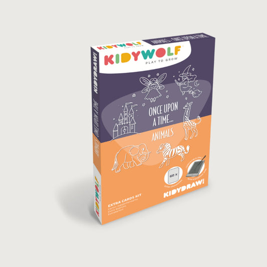 Kidywolf Refill KIDYDRAW MINI Once upon a time & animals
