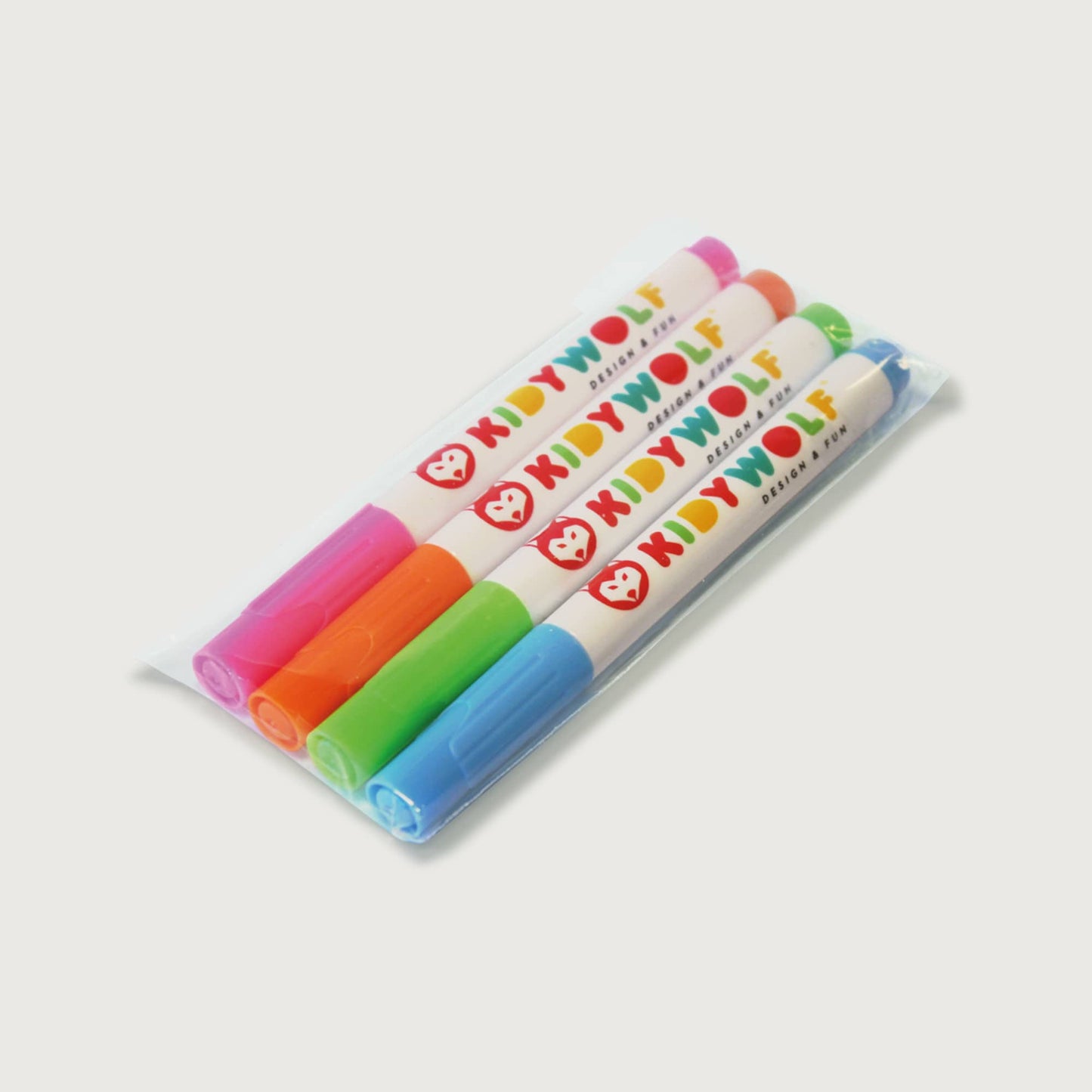 Kidywolf KIDYMARKERS fluorescent markers RGBO