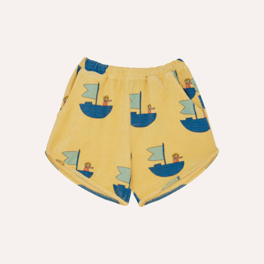 The Campamento SAILOR ALLOVER shorts yellow / 9-10Y