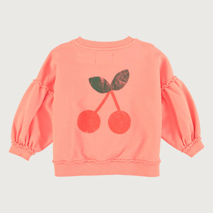 Piupiuchick pink sweatshirt with SENIOR print