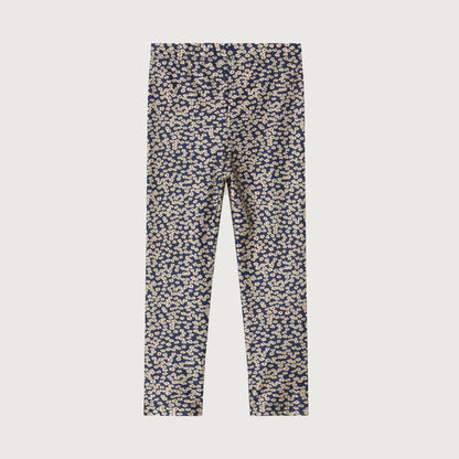 Tinycottons SMALL FLOWERS shiny pant navy