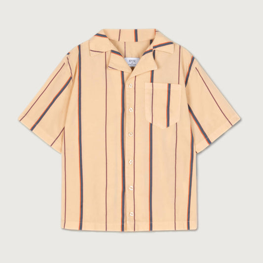 Repose AMS Boxy shirt sand stripe