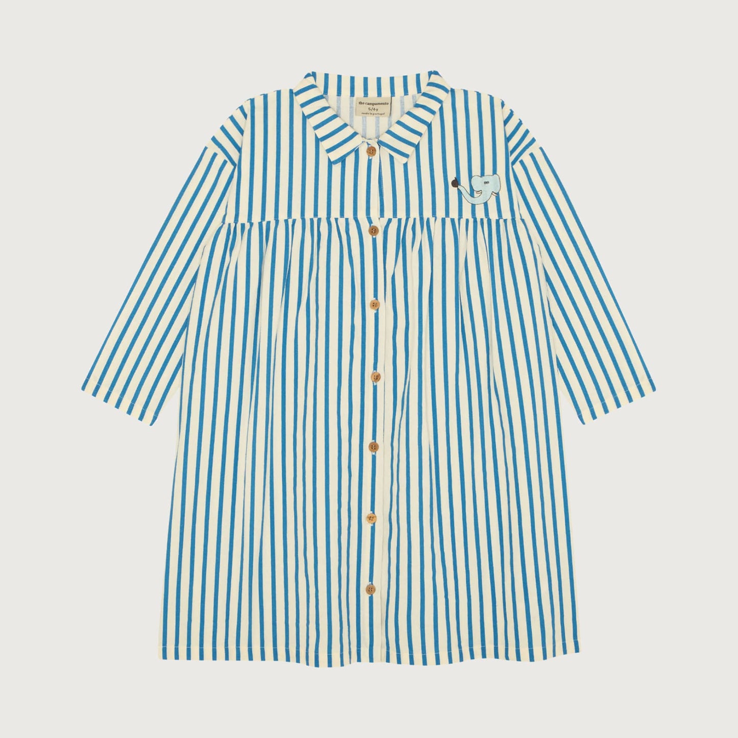The Campamento BLUE STRIPES shirt dress / 11-12Y