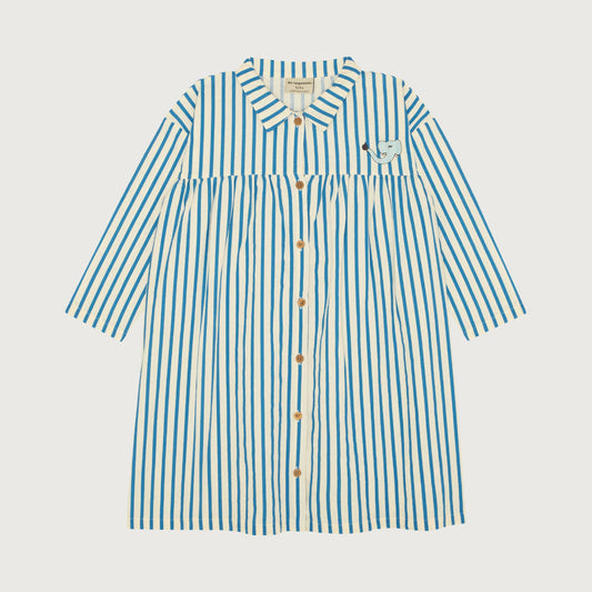 The Campamento BLUE STRIPES shirt dress / 11-12Y