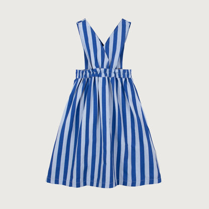 Wynken ANNKA Pinafore Dress artists blue stripe