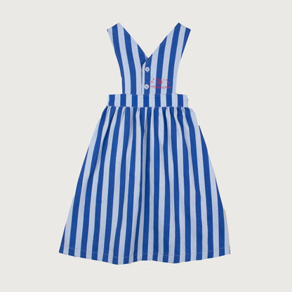 Wynken ANNKA Pinafore Dress artists blue stripe