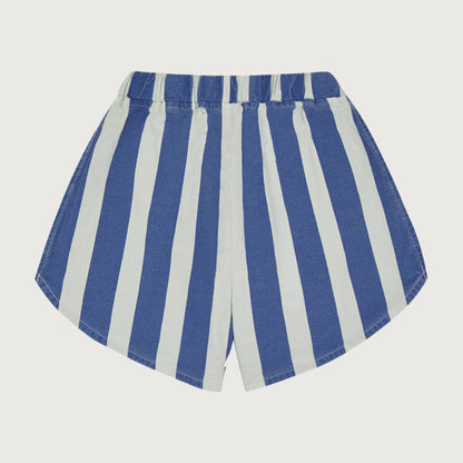 The Campamento Blue STRIPES washed shorts blue / 3Y