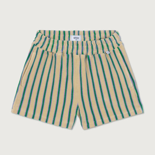 Repose AMS Short jade bloom stripe