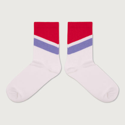 Repose AMS Sporty socks stripe white