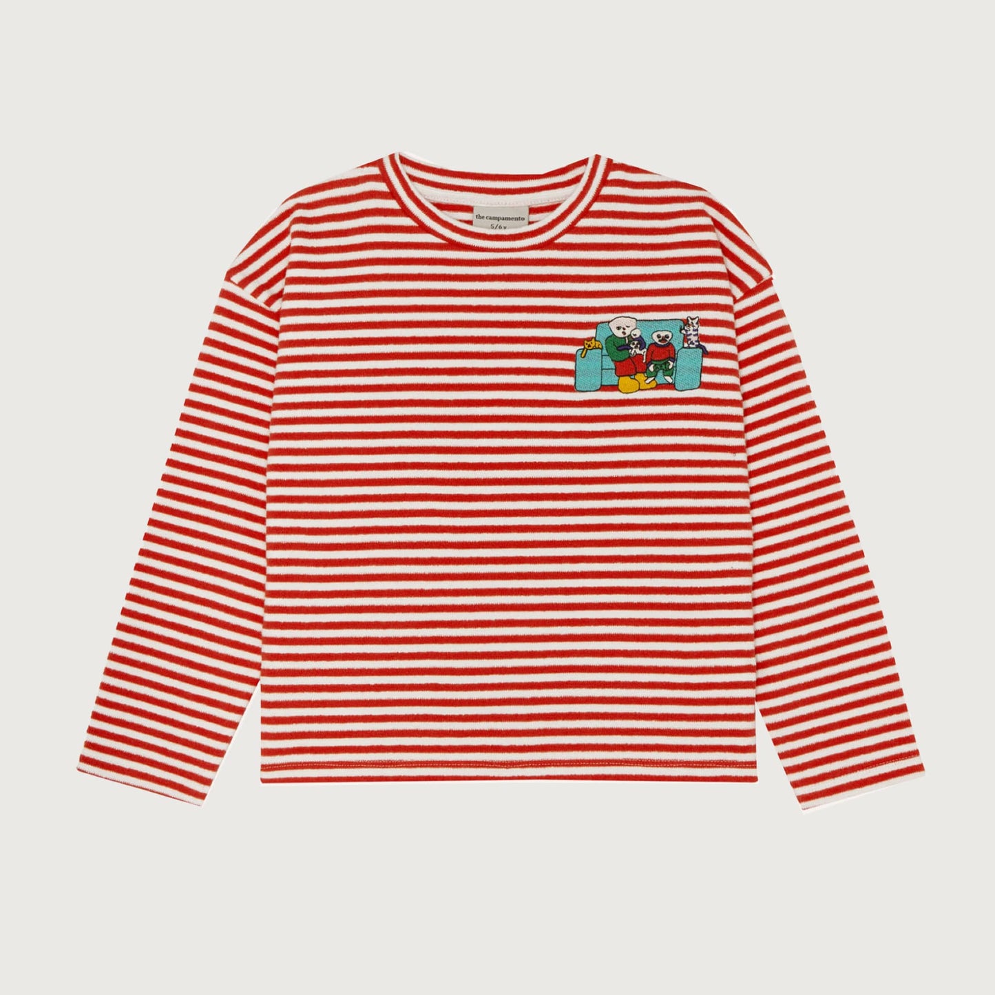 The Campamento RED STRIPED T-shirt