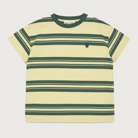 Main Story Loose tee moth stripe jersey