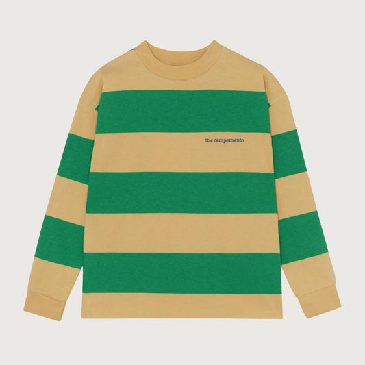 The Campamento Green stripes t-shirt