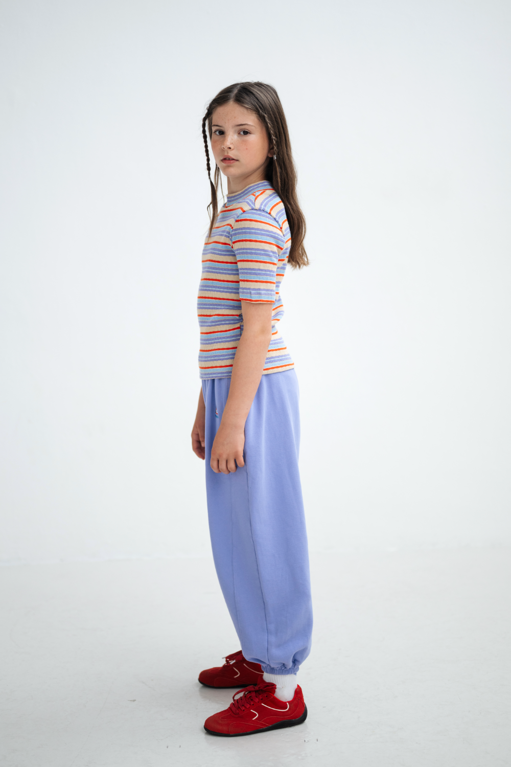 Repose AMS V neck spencer soft glacier bloom