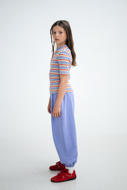 Repose AMS V neck spencer soft glacier bloom