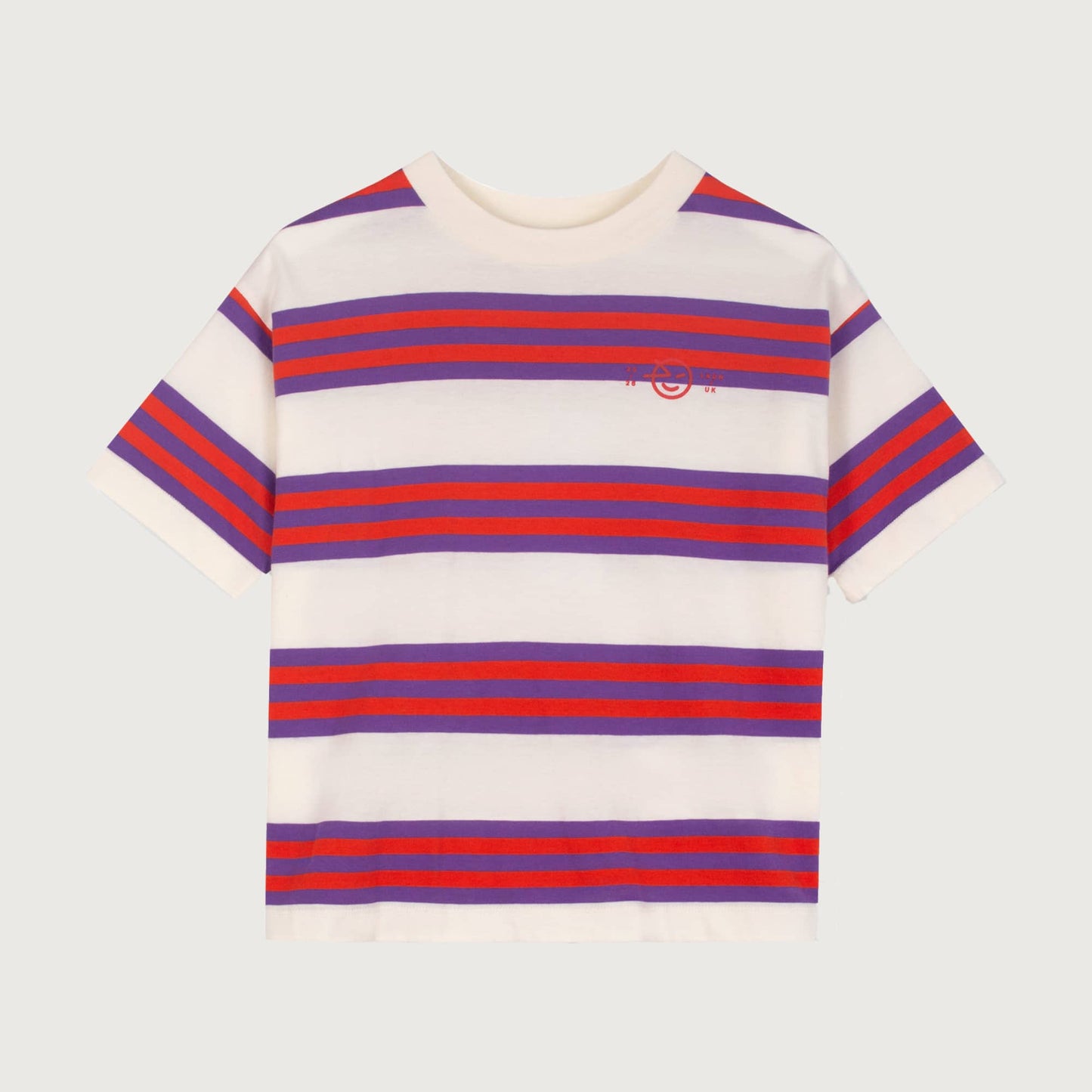 Wynken TRIPLE STRIPE Tee violet sunglow