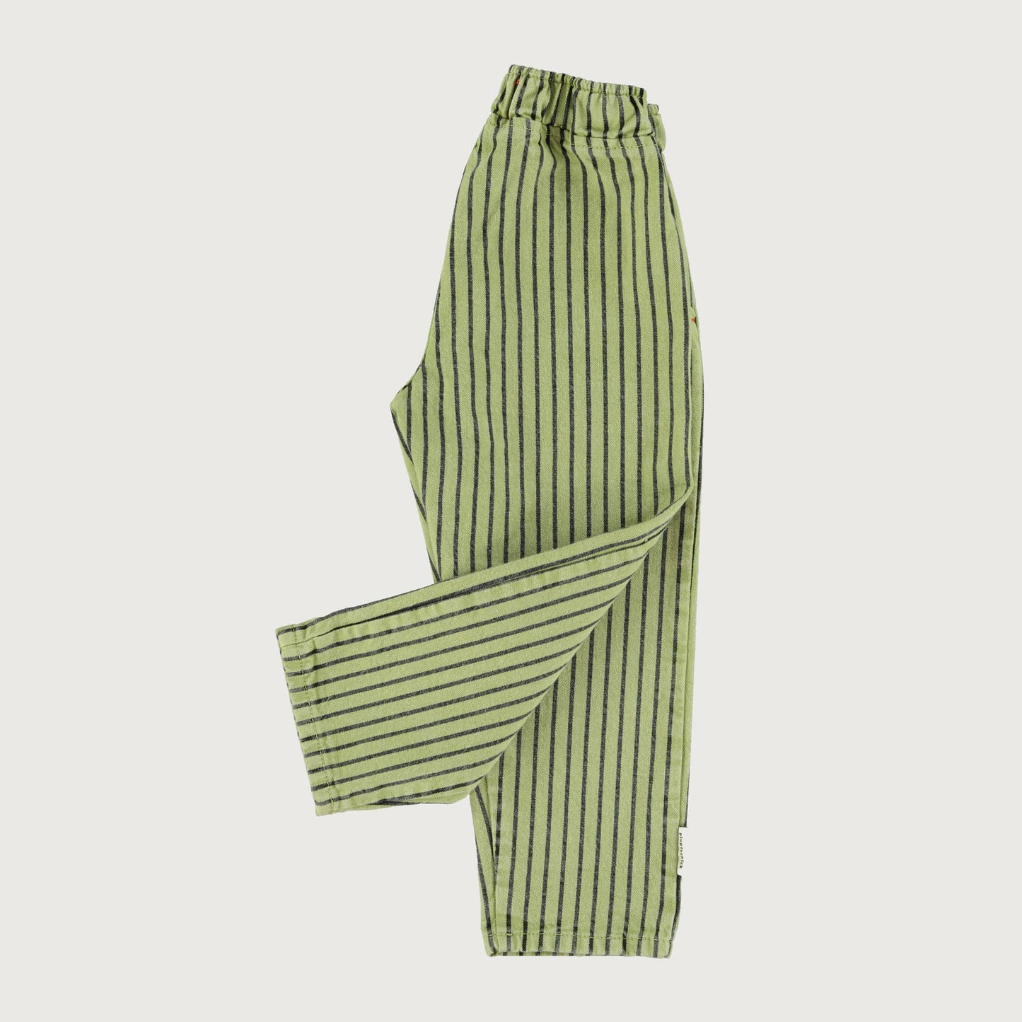 Piupiuchick unisex trousers GREEN/INDIGO STRIPES / 8Y
