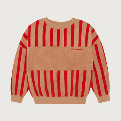 The Campamento RED Stripes sweatshirt camel