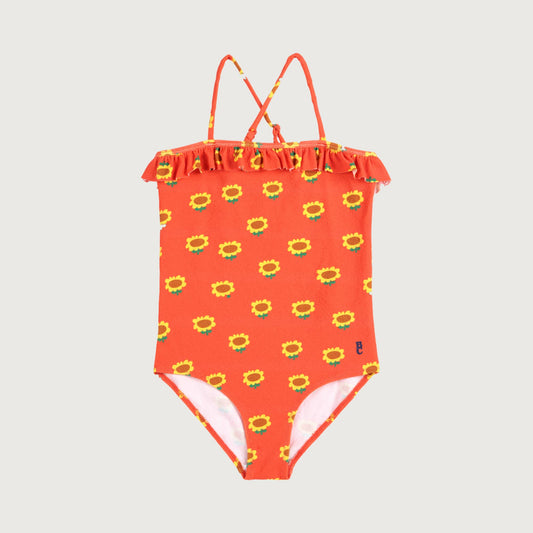 Bobo Choses SUNFLOWER all over swimsuit red