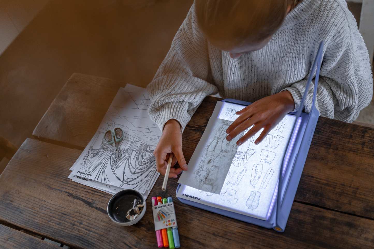 Kidywolf Kidydraw pro tablet blue MANGA