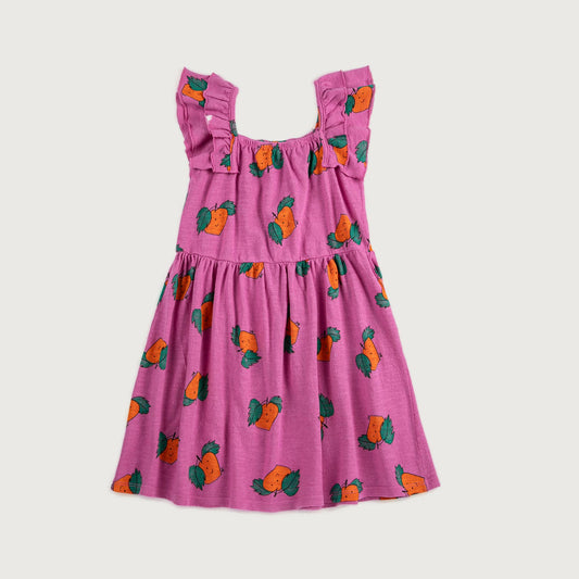 Bobo Choses TANGERINE all over dress purple