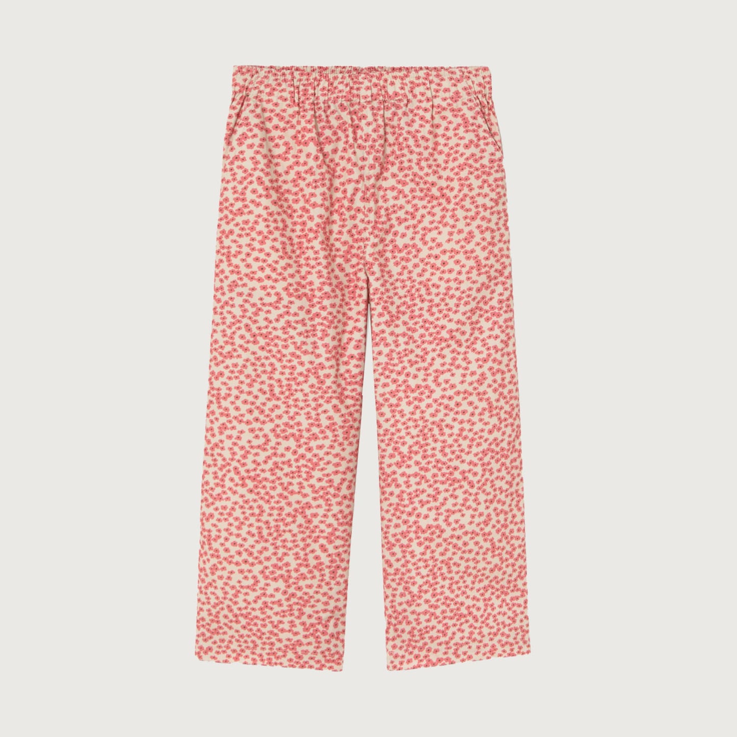Tinycottons SMALL FLOWERS woven pant dark vanilla