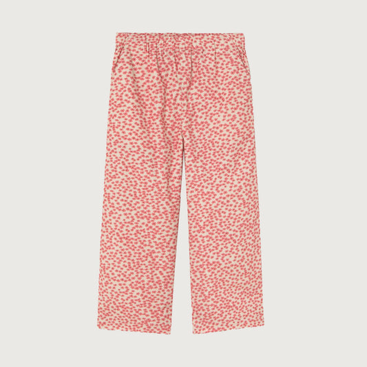 Tinycottons SMALL FLOWERS woven pant dark vanilla