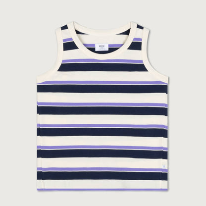 Repose AMS Singlet cream teal glacier stripe